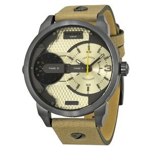 Diesel Men’s DZ7338 Mini Daddy Analog Quartz Watch